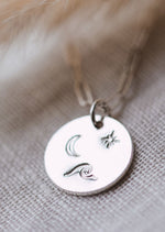 Silver Starlit Seas Necklace by Catch The Sunrise
