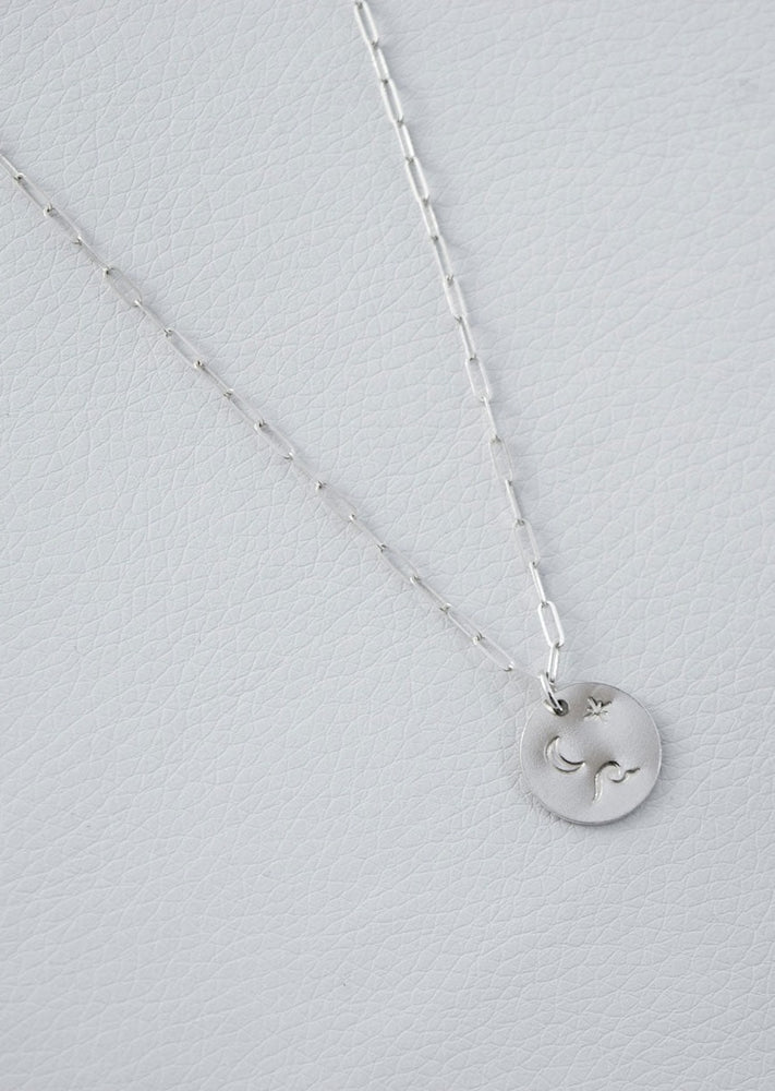 Silver Starlit Seas Necklace by Catch The Sunrise