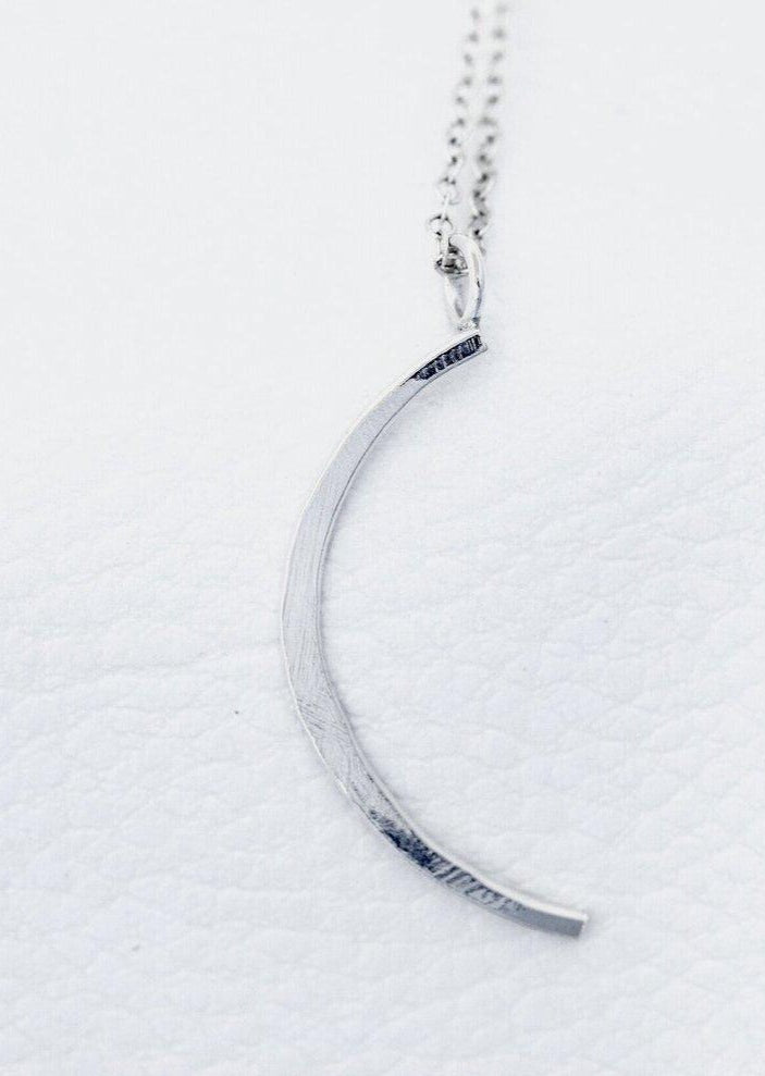 Load image into Gallery viewer, Silver Luna Necklace by Catch The Sunrise
