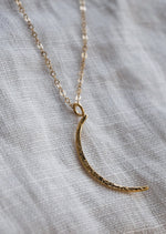 Gold Luna Necklace by Catch The Sunrise
