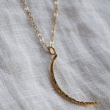 Gold Luna Necklace by Catch The Sunrise
