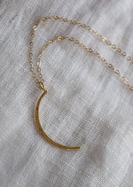 Gold Luna Necklace by Catch The Sunrise