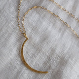 Gold Luna Necklace by Catch The Sunrise