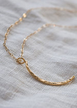 Gold Luna Necklace by Catch The Sunrise