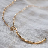 Gold Luna Necklace by Catch The Sunrise