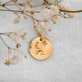 Gold Starlit Seas Necklace by Catch The Sunrise
