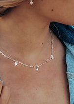Silver Arrows Necklace by Catch The Sunrise