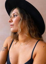 Gold Arrows Necklace by Catch The Sunrise