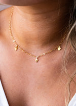Gold Arrows Necklace by Catch The Sunrise