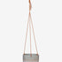 Glazed Ombre Hanging Planter in Grey