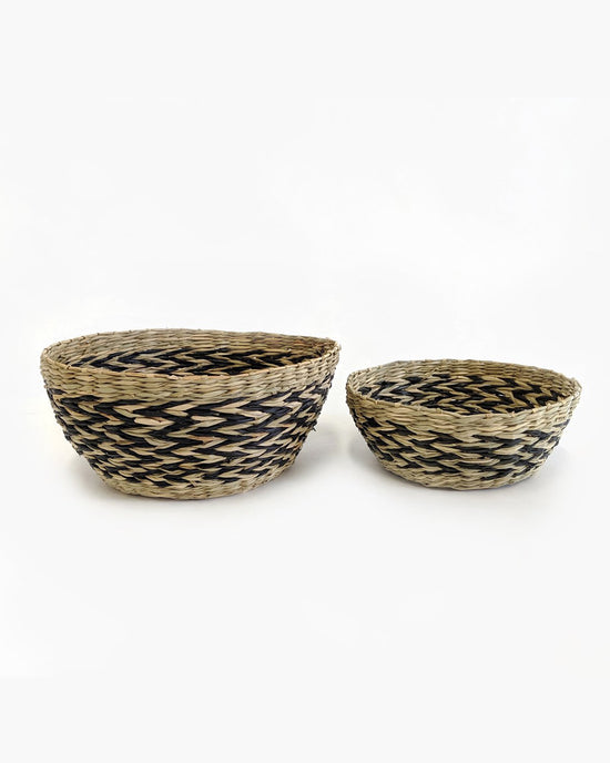 Sea Grass Decorative Bowls - Set of Two