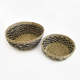 Sea Grass Decorative Bowls - Set of Two