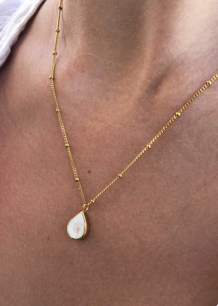 18k Gold Plated Shiva Eye Necklace by Shimmy Bracelets