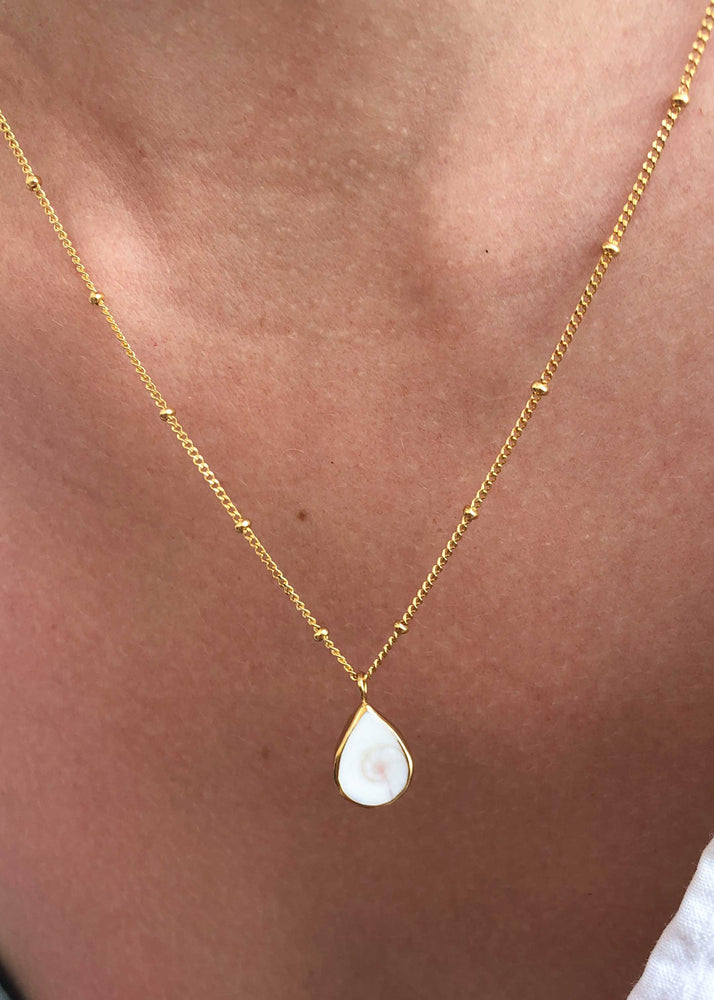 18k Gold Plated Shiva Eye Necklace by Shimmy Bracelets