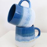 Coastal Blue Glazed Ombre Mug