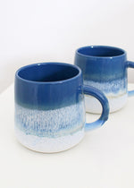 Coastal Blue Glazed Ombre Mug