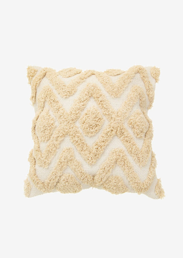 Bohemian Textured Cushion in Natural