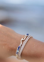 Double Wrap Gold-Plated Wave Bracelet