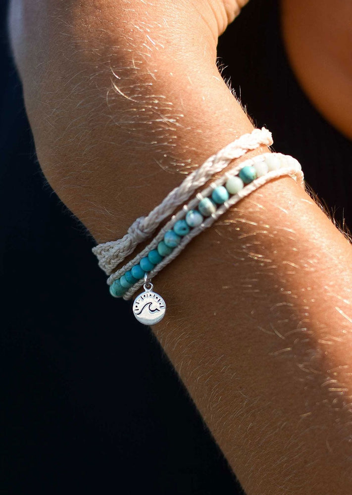 Double Wrap Aloha Wave Bracelet