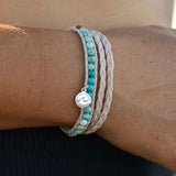 Double Wrap Aloha Wave Bracelet