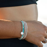 Double Wrap Aloha Wave Bracelet
