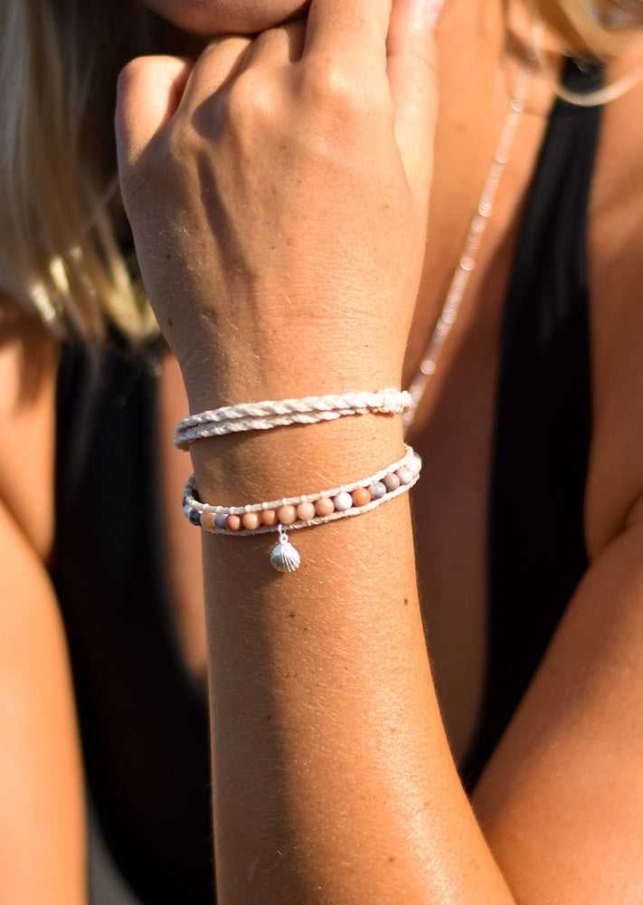 Double Wrap Picco Shell Bracelet