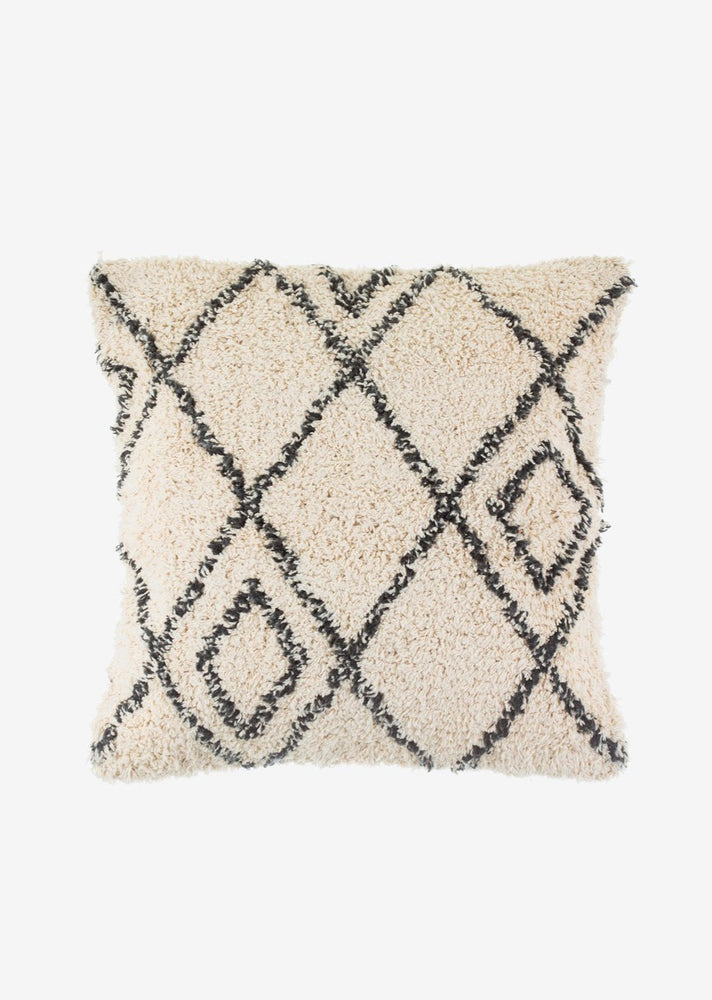 Bohemian Diamond Cotton Textured Cushion