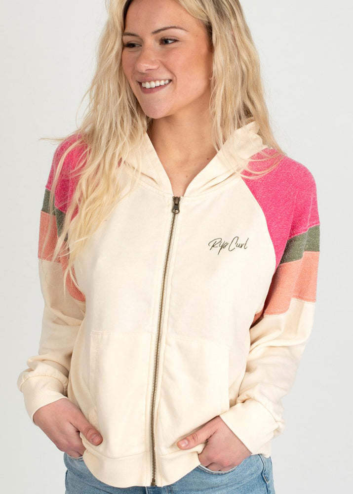 Shore Side Zip Up Hooded Sweatshirt by Rip Curl