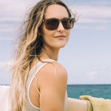 Kiva Sunglasses in Cola Amber by Sunski