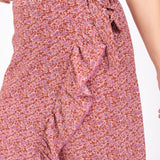 Prtsirena Wrap Skirt in Dusky Rose by Protest