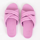 Serena Slider Sandals in Lilac by Billabong