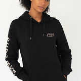 SurfGirl 'Surf Days' Black Hooded Sweatshirt