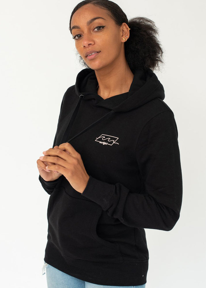 SurfGirl 'Surf Days' Black Hooded Sweatshirt