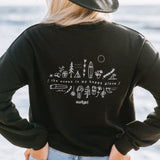 Happy Place Crop Sweatshirt