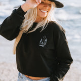 Happy Place Crop Sweatshirt