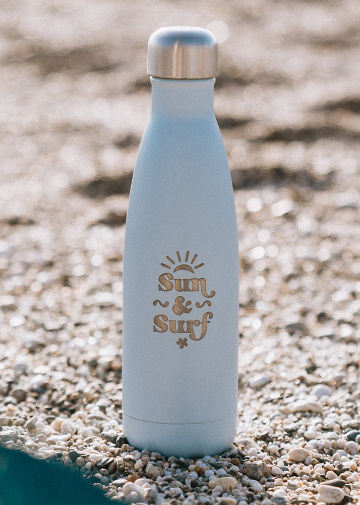 Sun & Surf Pale Blue Insulated Stainless Steel Bottle
