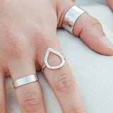 Splash Sterling Silver Ring by Sadie Jewellery