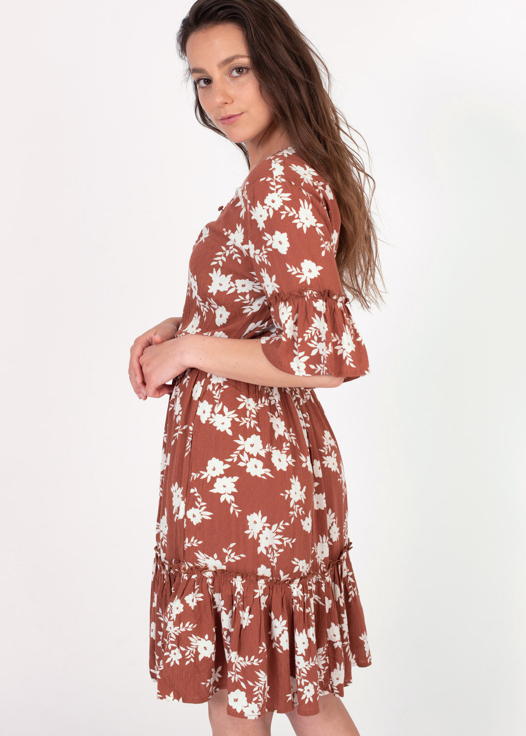 Love Game Floral Ruffle Dress by Billabong