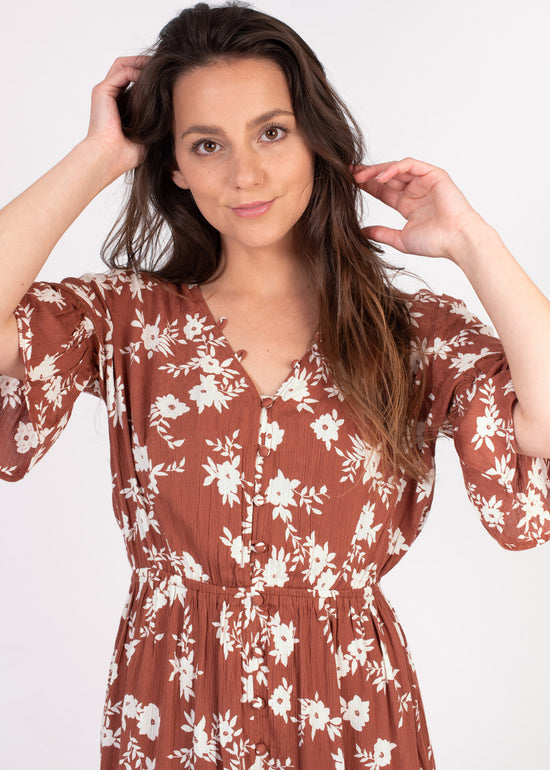 Love Game Floral Ruffle Dress by Billabong