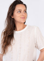 'Leonor' Broderie Anglaise Top by Protest