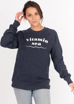 Vitamin Sea Recycled Crew in Dark Blue