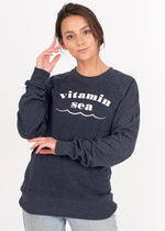Vitamin Sea Recycled Crew in Dark Blue