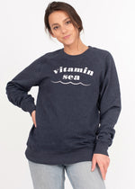 Vitamin Sea Recycled Crew in Dark Blue