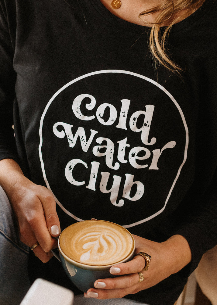 Cold Water Club Tee in Black