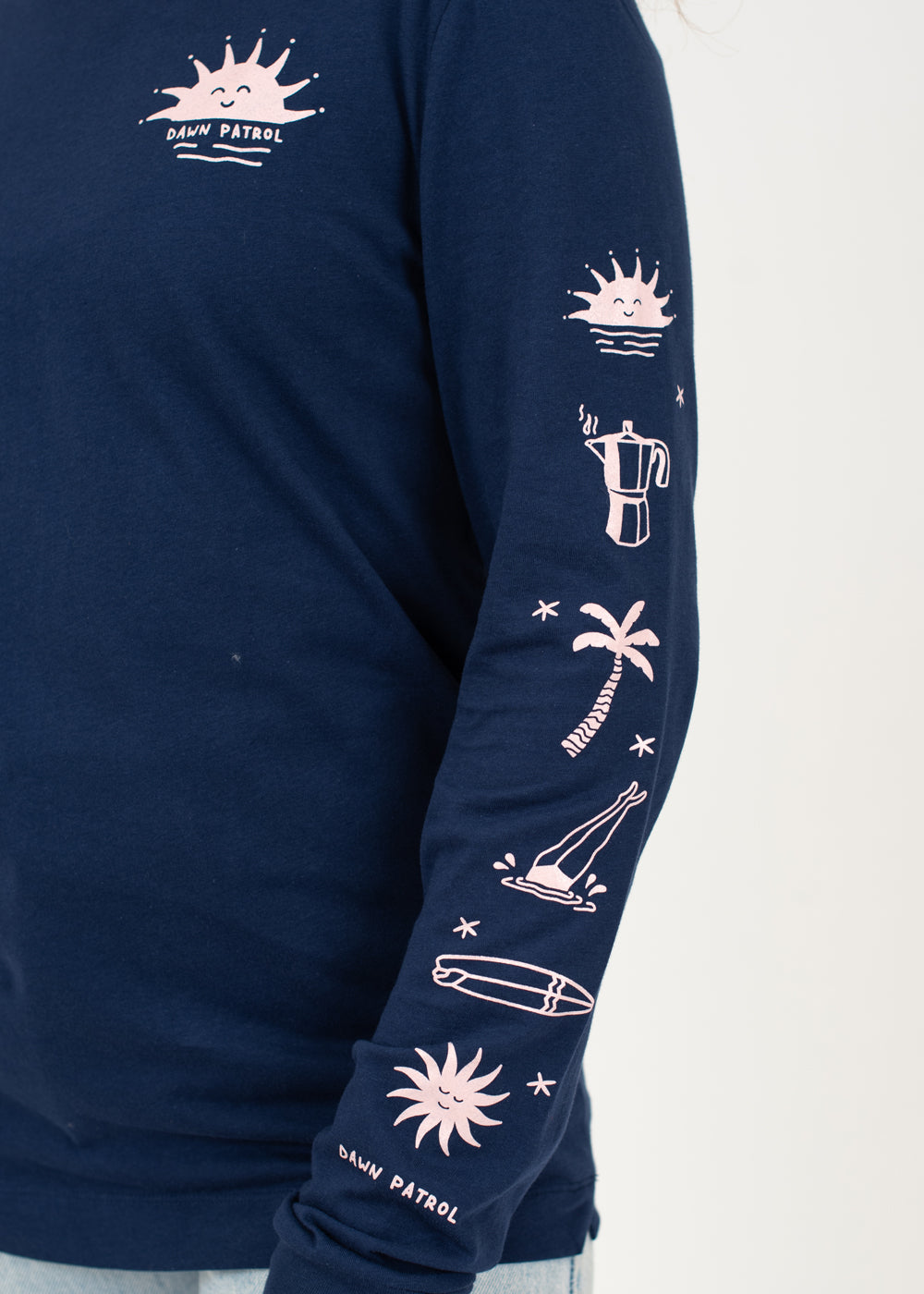 Dawn Patrol LS T-Shirt in Deep Blue