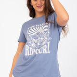 Tropical Sunset Tee in Blue by Rip Curl