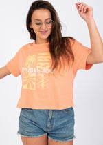 Always Summer Crop Tee in Coral by Rip Curl