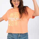 Always Summer Crop Tee in Coral by Rip Curl