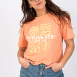 Always Summer Crop Tee in Coral by Rip Curl