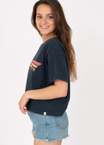 Golden State Crop Tee in Blue by Rip Curl